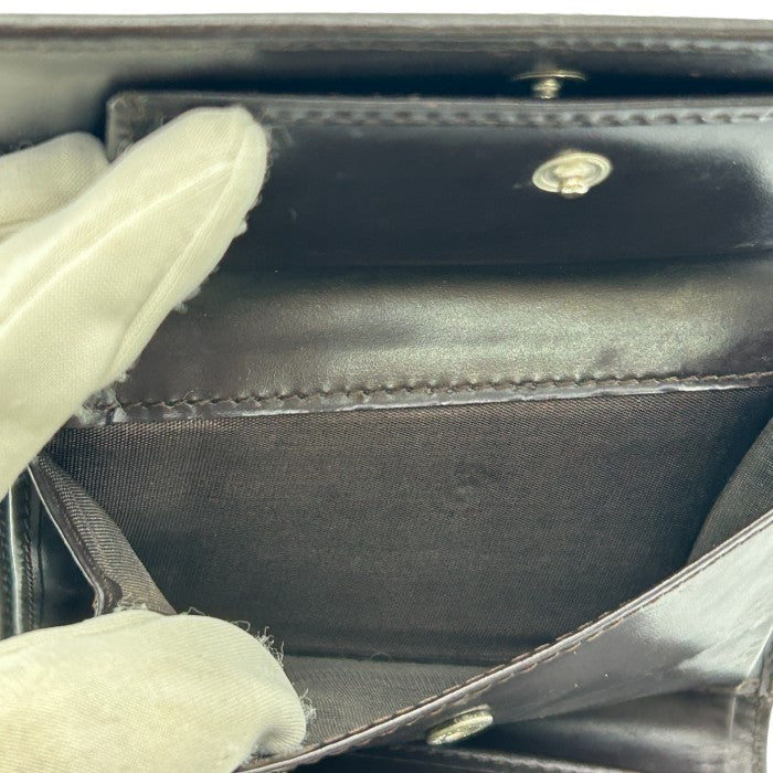 FENDI フェンディ ズッカ 財布 三つ折り ブランド レディース コンパクト 小さめ 中古 W４