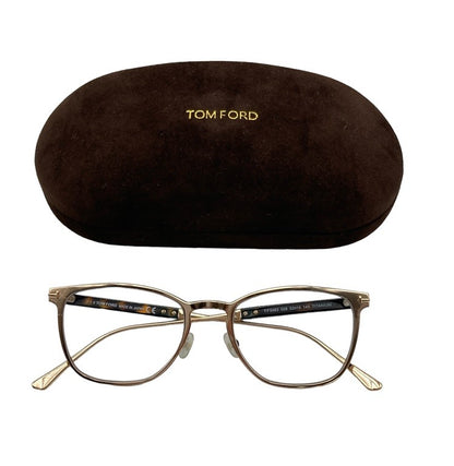 TOM FORD トムフォード チタニウム 度入り眼鏡 メガネフレーム TF5483 028 中古 D4