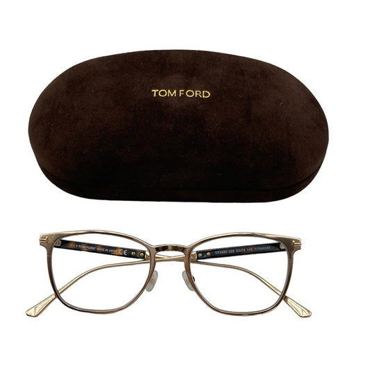 TOM FORD トムフォード チタニウム 度入り眼鏡 メガネフレーム TF5483 028 中古 D4