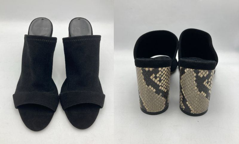 quartierglam カルチェグラム ミュール ブラック レディース サイズ38 中古 D4