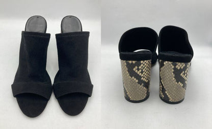 quartierglam カルチェグラム ミュール ブラック レディース サイズ38 中古 D4