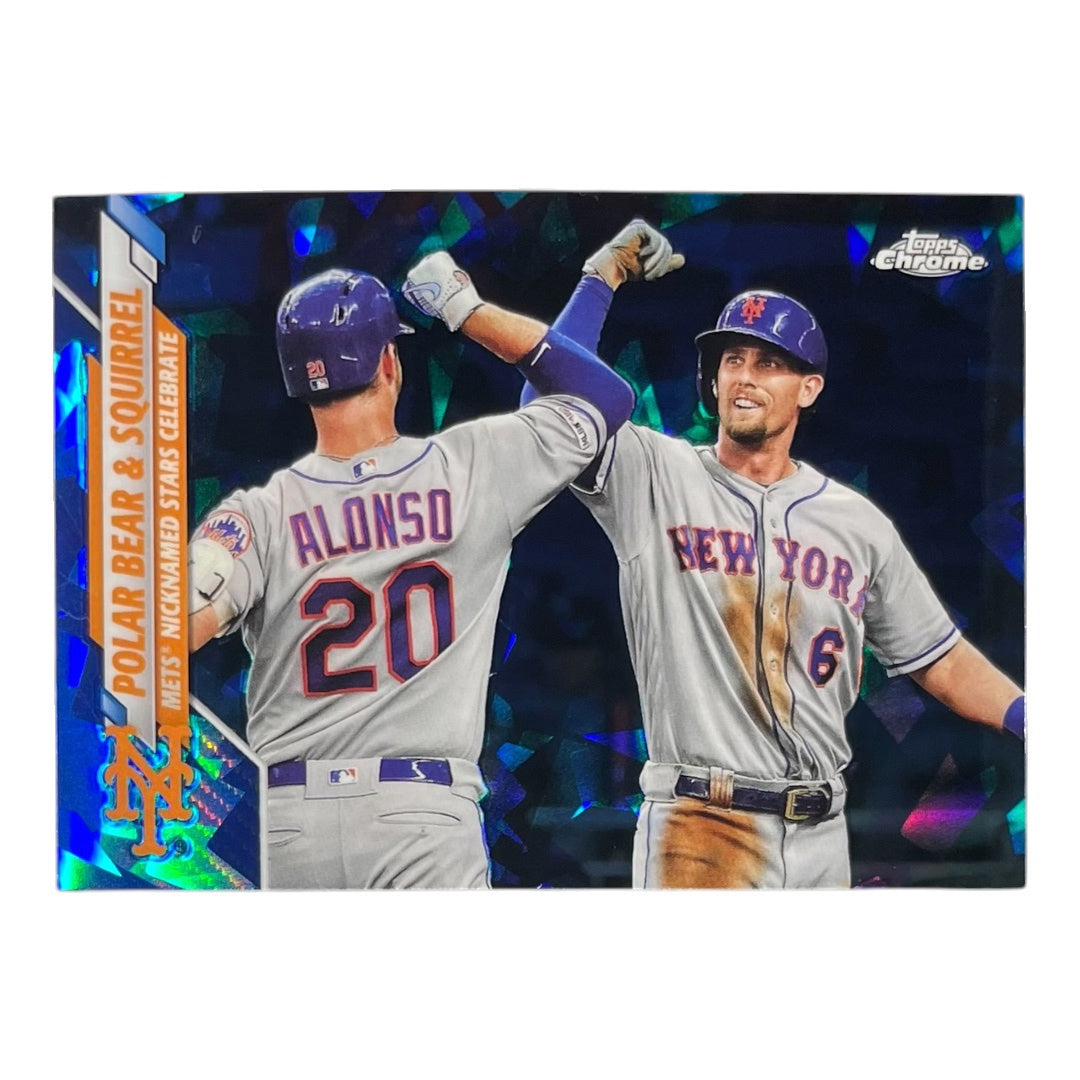 TOPPS MLBカード CHROME PETE ALONSO JEFF MCNEIL NEW YORK METS #U-290 中古 IT2