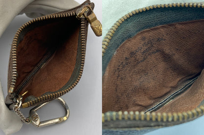 LOUIS VUITTON ルイヴィトン モノグラム ポシェット・クレ コインケース キーケース M62650 中古 D4