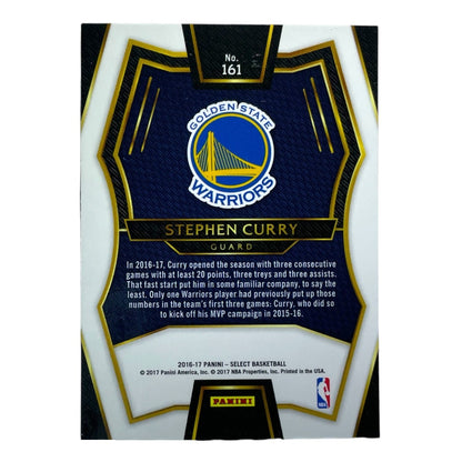 PANINI NBAカード SELECT STEPHEN CURRY WARRIORS #161 中古 IT2