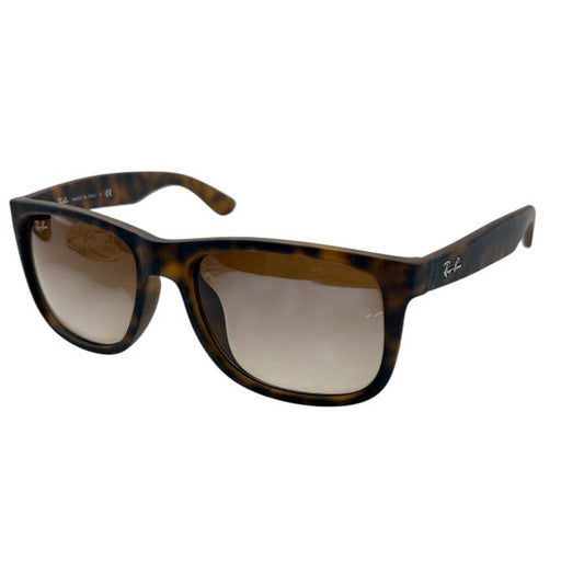 レイバン Ray Ban サングラス RB4165F 856/13 JUSTIN LIGHT HAVANA RUBBERBROWN GRADIENT ブランド レディース メンズ べっ甲 カラーレンズ 中古 W４