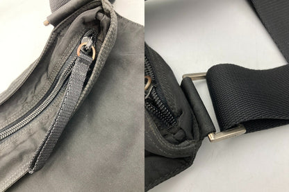 PRADA プラダ テスート 三角プレート ショルダーバッグ 中古 D4