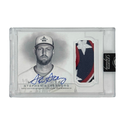 未開封品 TOPPS MLBカード DYNASTY STEPHEN STRASBURG WASHINGTON NATIONALS 5/5 #DAP-STR2 中古 IT1