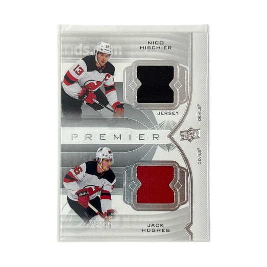 UPPER DECK NHLカード PREMIER NICO HISCHIER JACK HUGHES DEVILS 22/99 #PD-HH 中古 IT1