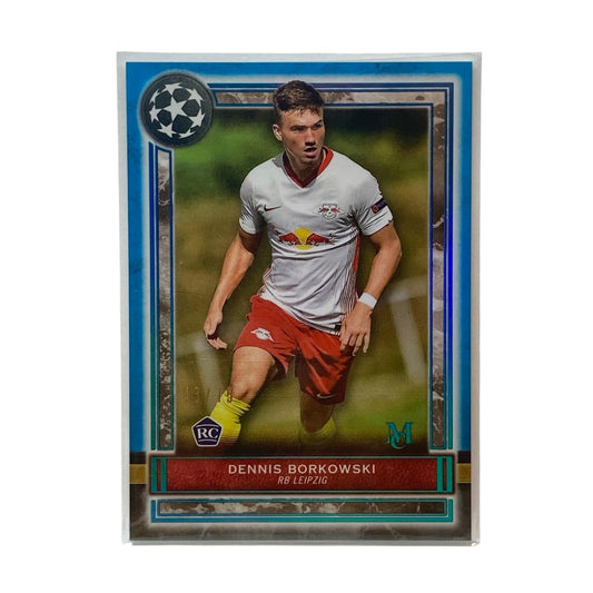 TOPPS サッカーカード MUSEUM COLLECTION DENNIS BORKOWSKI LEIPZIG 43/75 #28 中古 IT2