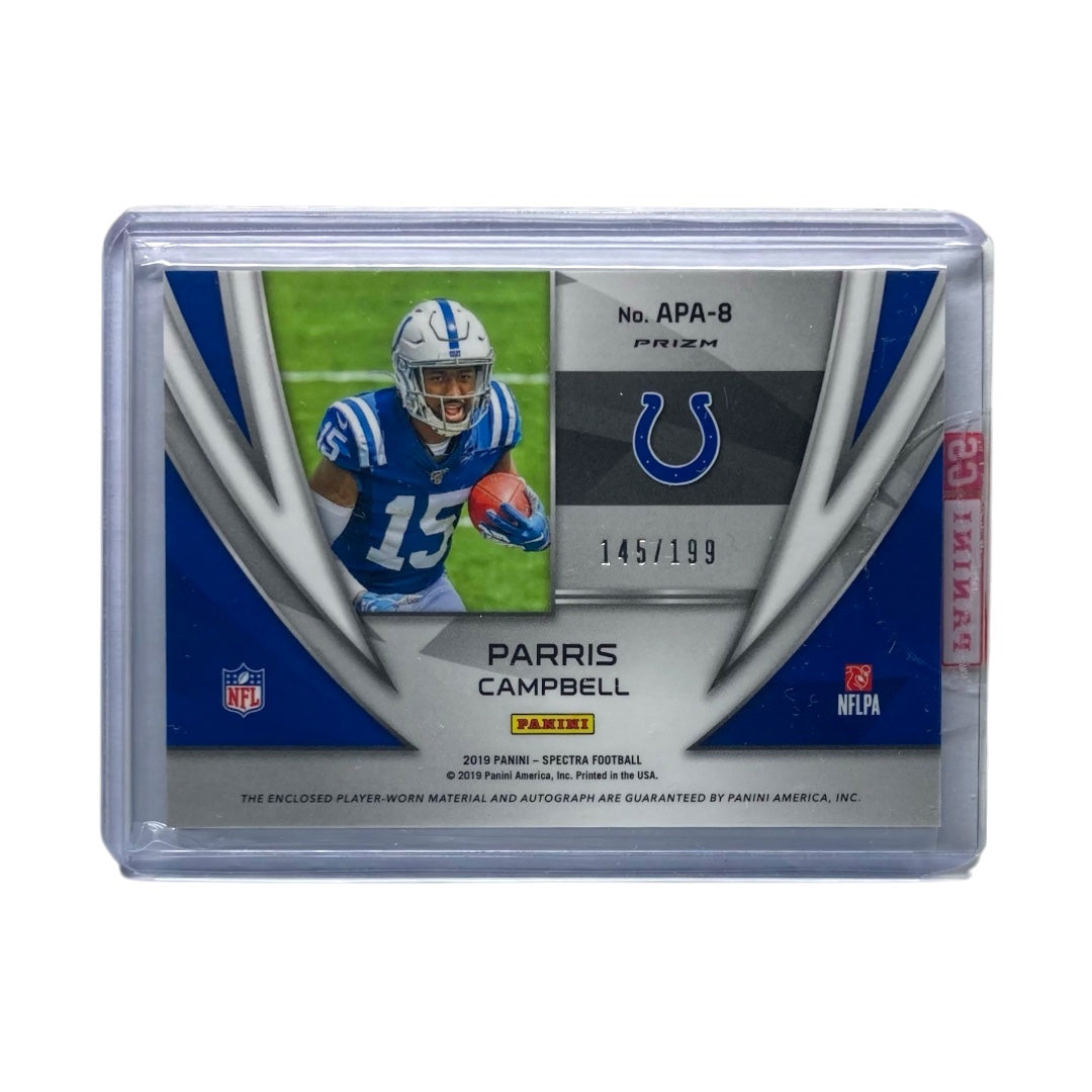 未開封品 PANINI NFLカード SPECTRA PRIZM PARRIS CAMPBELL COLTS /199 #APA-8 中古 IT2