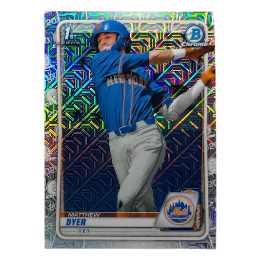 TOPPS MLBカード BOWMAN CHROME 1ST MATTHEW DYER NEW YORK METS #BD-92 中古 IT2