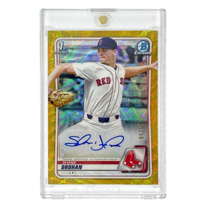 TOPPS MLBカード BOWMAN CHROME 1ST SHANE DROHAN BOSTON RED SOX /50 #CDA-SD 中古 IT1
