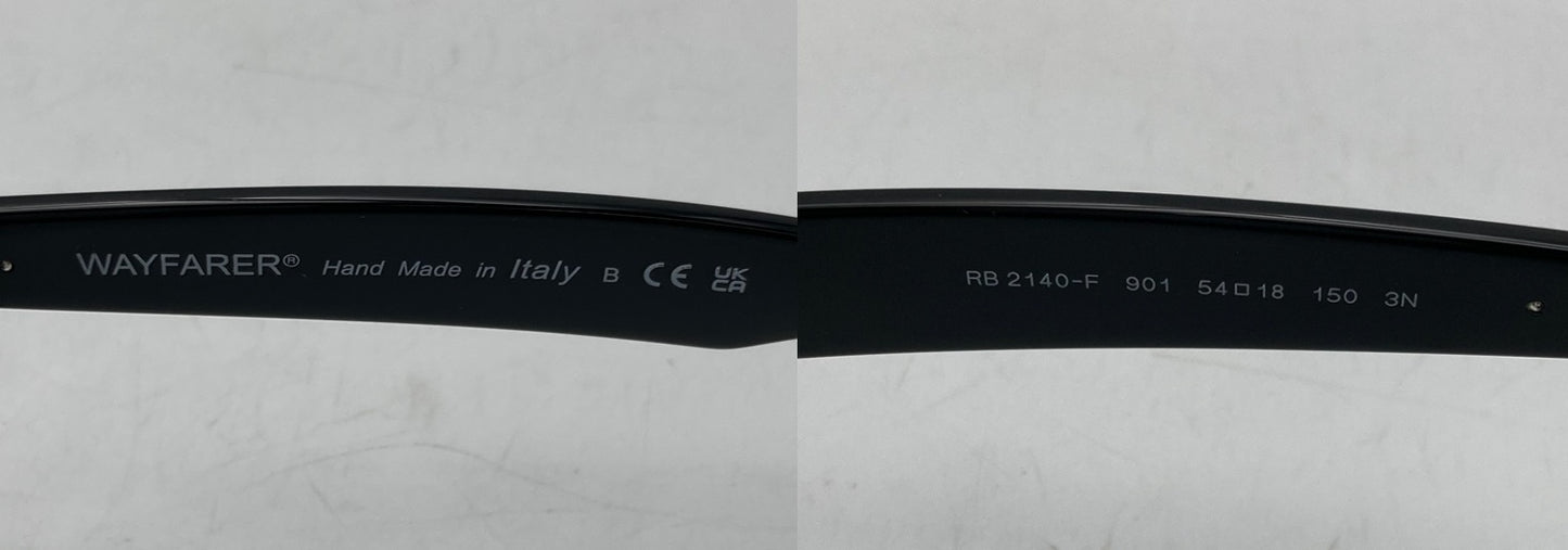 RayBan WAYFARER レイバン ウェイファーラー フルフィットモデル サングラス  RB2140-F 901 サイズ54 中古 D4