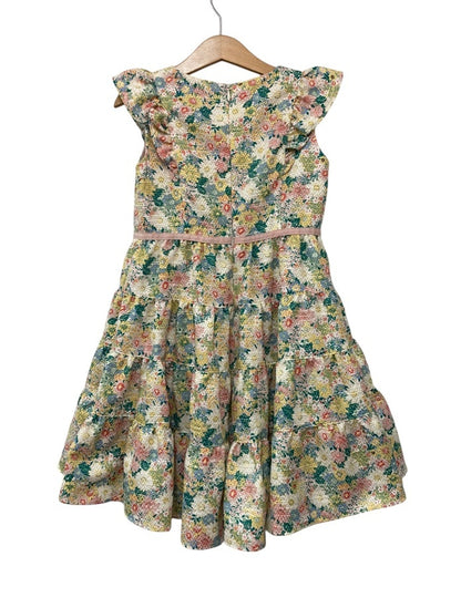 TOCCA トッカ キッズライン バンビ―ニ 花柄 ノースリーブワンピース 120cm 中古 D4