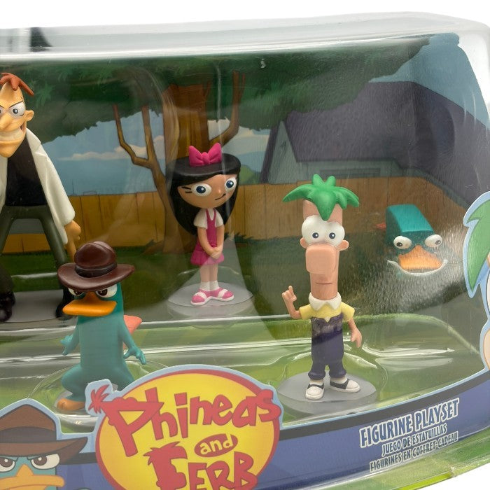 ディズニー フィニアスとファーブ フィギュア セット Disney ホビー かわいい カモノハシペリー 中古 W1