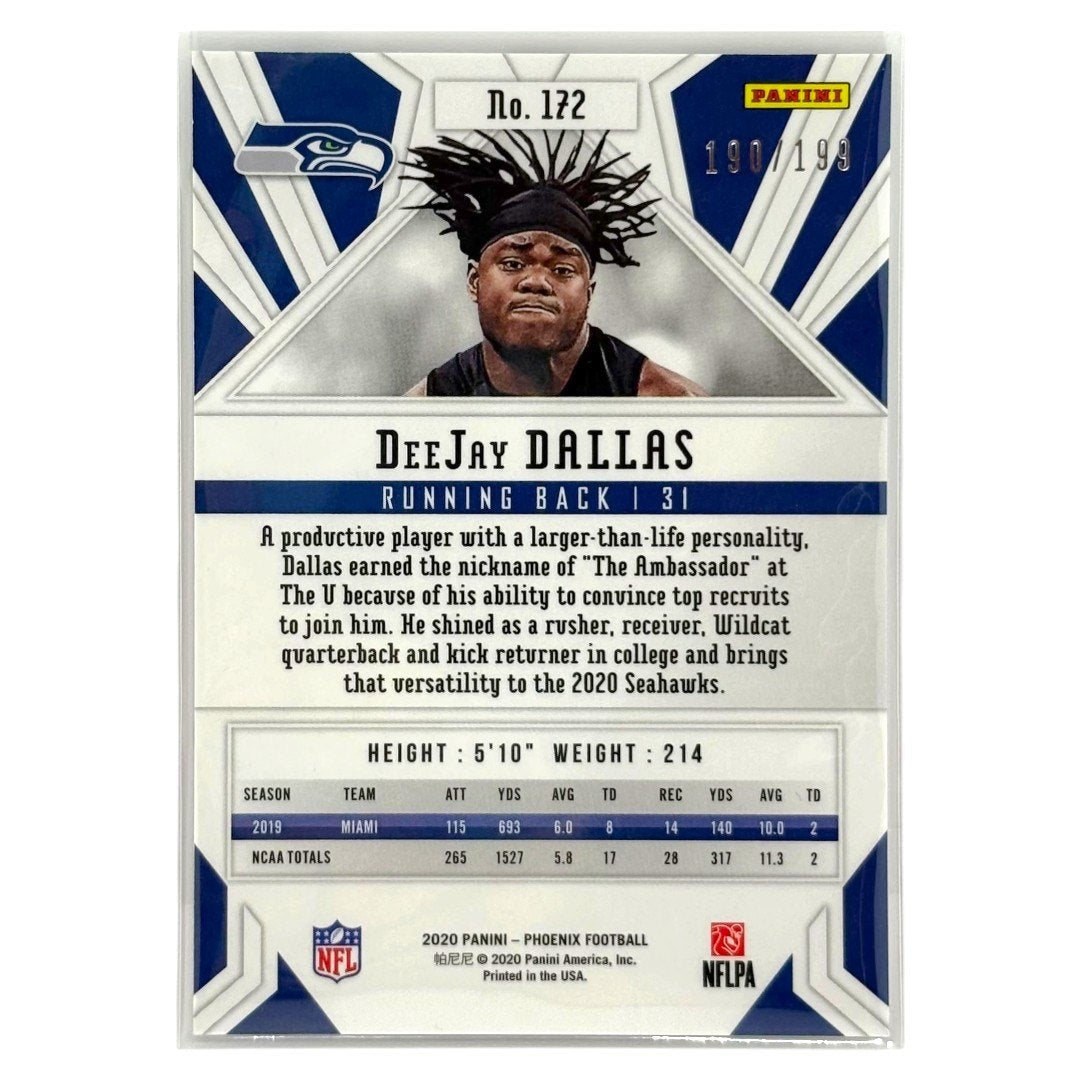 PANINI NFLカード PHOENIX DEEJAY DALLAS SEATTLE SEAHAWKS /199 #172 中古 IT1