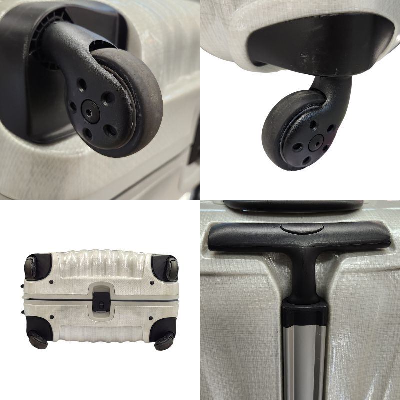 Samsonite サムソナイト ライトロックト スピナー 75 スーツケース 93L ハード フレームタイプ キャリー TSAナンバーロック ホワイト 中古 T1