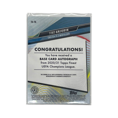 TOPPS サッカーカード FINEST TINO ANJORIN CHELSEA #FA-TA 中古 IT1