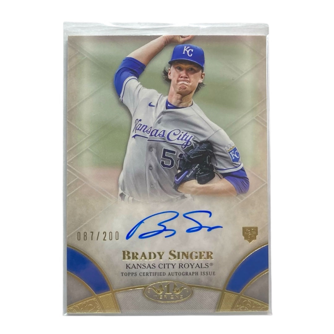 TOPPS MLBカード TIER 1 BRADY SINGER KANSAS CITY ROYALS /200 #BOA-BSI 中古 IT2