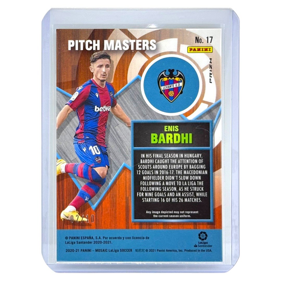 PANINI サッカーカード MOSAIC LaLiga PRIZM ENIS BARDHI LEVANTE UD /10 #17 中古 IT1