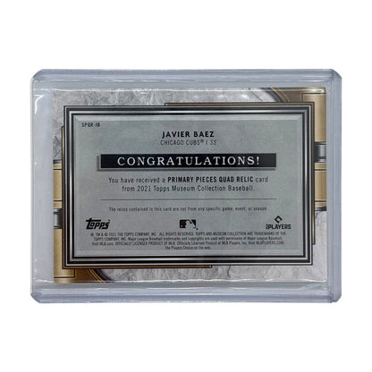 TOPPS MLBカード MUSEUM COLLECTION JAVIER BAEZ CHICAGO CUBS 14/25 #SPQR-JB 中古 IT1