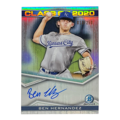 TOPPS MLBカード BOWMAN CHROME BEN HERNANDEZ KANSAS CITY ROYALS /250 #C20A-BH 中古 IT2