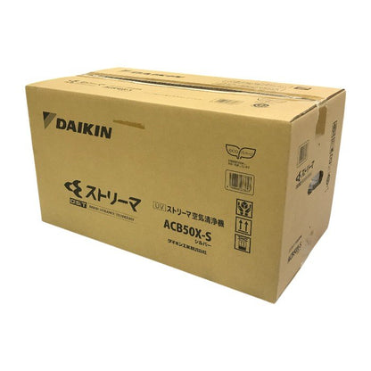 DAIKIN ダイキン 空気清浄機 シルバー 22畳まで UVストリーマ搭載 脱臭 エアコン連動 ACB50X-S 中古 T1