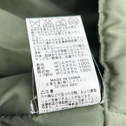 ALPHA INDUSTRIES SENSE OF PLACE アルファインダストリーズ センスオブプレイス ノーカラーコート M レディース MA-1 アウター 秋 冬 カーキ 中古 W４