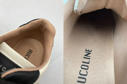 RUCO LINE ルコライン プラットフォーム スニーカー GB582 NERO-BIANCO サイズ38 中古 D4