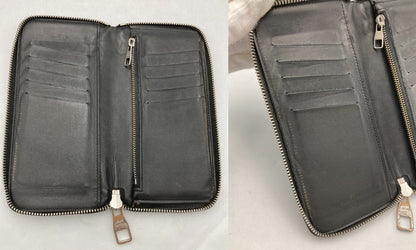 LOUIS VUITTON ルイヴィトン ダミエ アンフィニ ポルトフォイユヴァスコ ラウンドファスナー 長財布  N63300 中古 D4