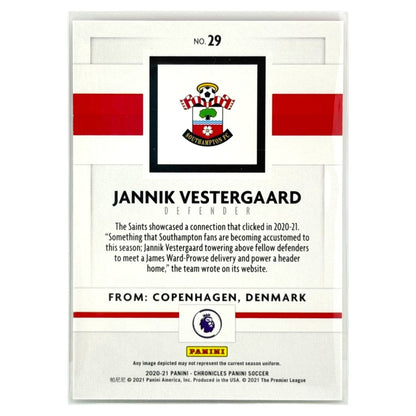 PANINI サッカーカード CHRONICLES PANINI JANNIK VESTERGAARD SOUTHAMPTON /10 #29 中古 IT1
