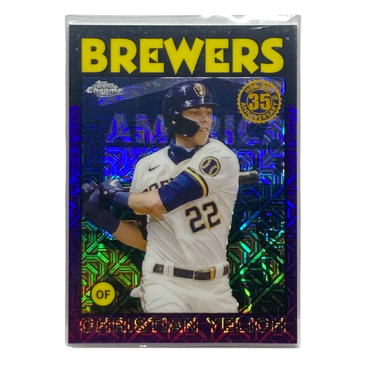 TOPPS MLBカード CHROME CHRISTIAN YELICH BREWERS 61/75 #86BC-17 中古 IT2