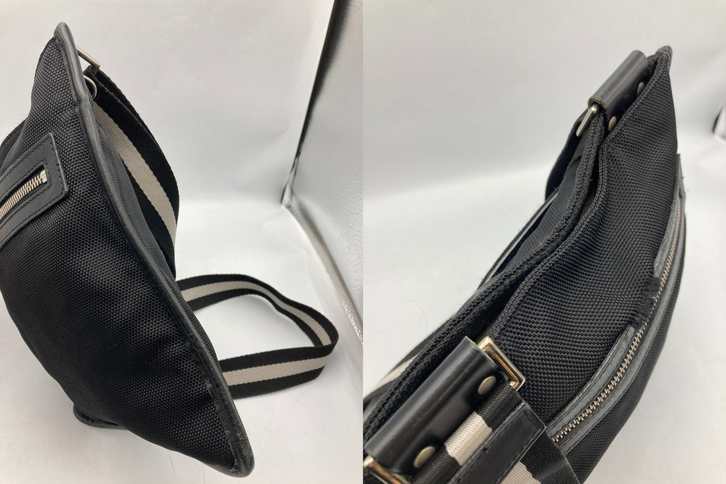 BALLY バリー ショルダーバッグ キャンバス メンズ 中古 D4