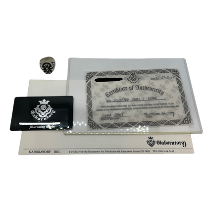 Gaboratory ガボラトリー Sculpted Oval Signet Ring スカルプテッド オーバル シグネット リング メンズ 21号 中古 IT1