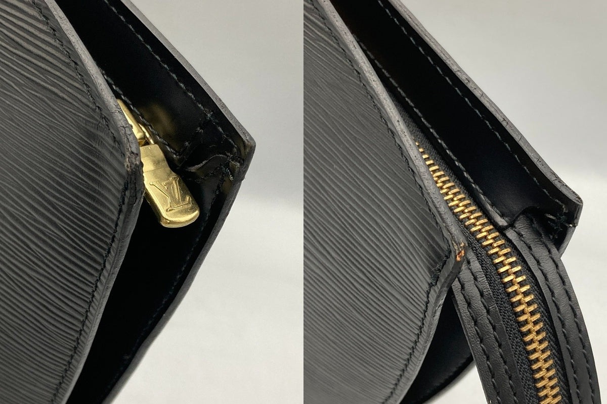 LOUIS VUITTON ルイヴィトン エピ サンジャック ハンドバッグ M52272 ノワール 中古 D4