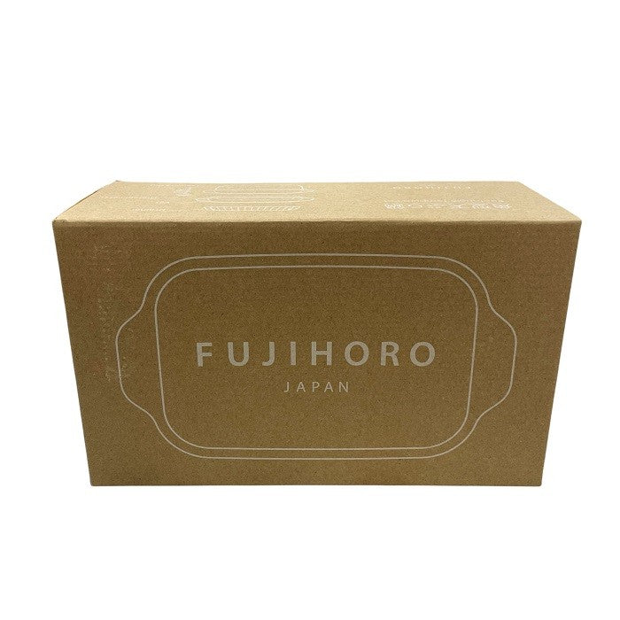 富士ホーロー(Fuji Horo) 天ぷら鍋 ホーロー 角型 温度計付 IH対応 揚げ物 バット スノコ付き ホワイト TP-20K W コンパクト フライ 調理 中古 R1