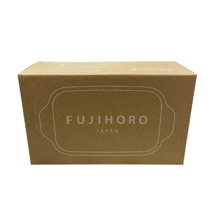 富士ホーロー(Fuji Horo) 天ぷら鍋 ホーロー 角型 温度計付 IH対応 揚げ物 バット スノコ付き ホワイト TP-20K W コンパクト フライ 調理 中古 R1