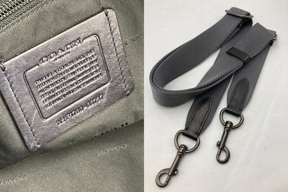 COACH コーチ レザー 2WAY ボストンバッグ 86737 メンズ 中古 D4