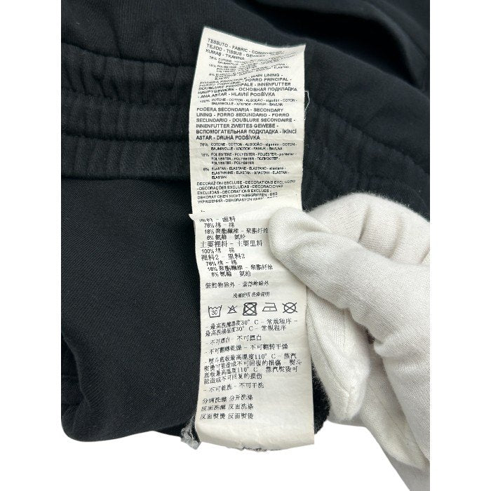 EMPORIO ARMANI エンポリオアルマーニ パンツ メンズ ジョガー ジャージ ブラック XS 8N1PFQ 1JHSZ ズボン ボトムス ウエストゴム 中古 W1