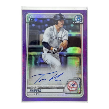 TOPPS MLBカード BOWMAN CHROME 1ST TREVOR HAUVER NEW YORK YANKEES /250 #CDA-TH 中古 IT1
