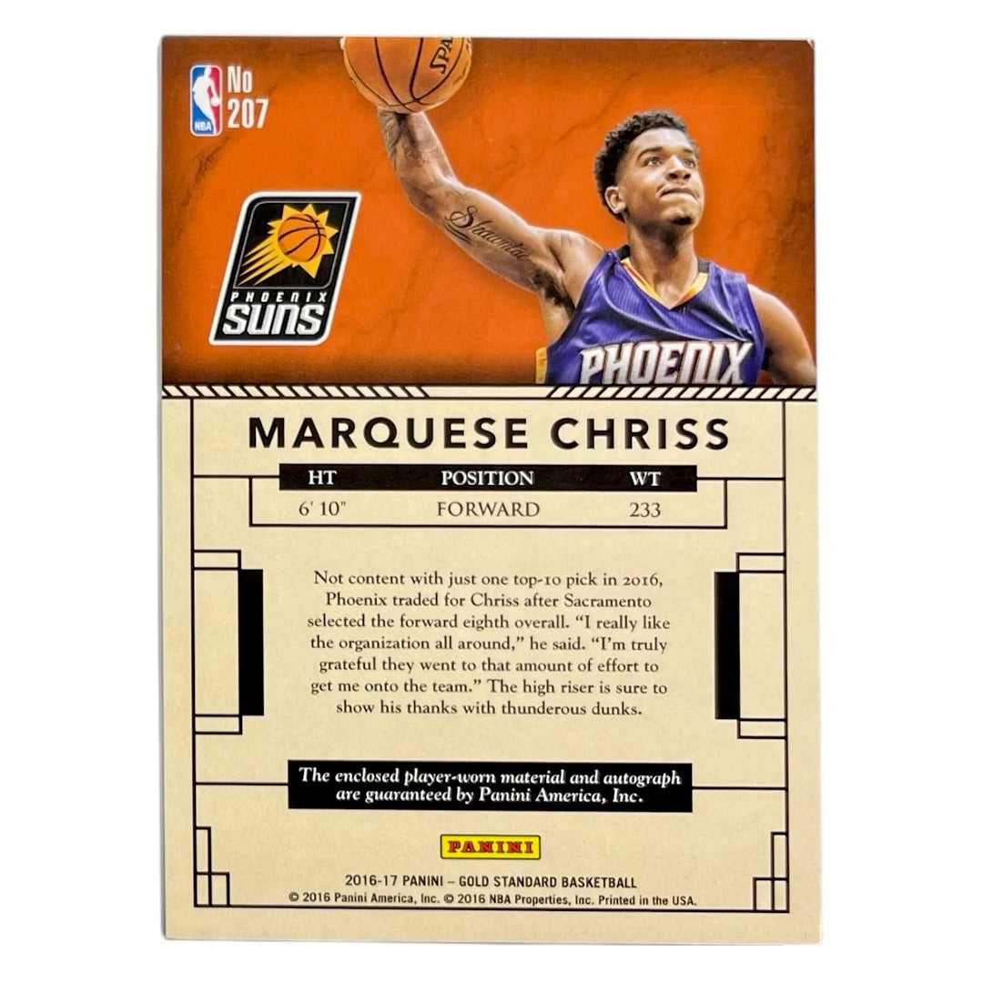 PANINI NBAカード GOLD STANDARD MARQUESE CHRISS PHOENIX SUNS /199 #207 中古 IT2
