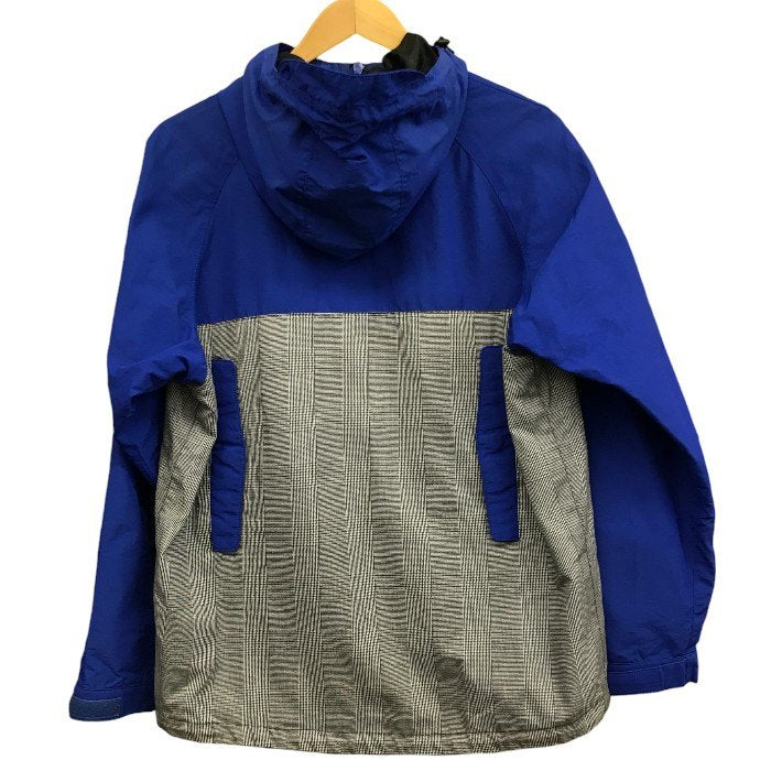 STUSSY ステューシー マウンテンパーカー メンズ ブルー/ブラック Lサイズ アウター 春 秋 冬 チェック柄 中古 KW1