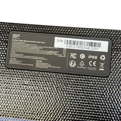 未使用品 EcoFlow エコフロー ソーラーパネル EFSOLAR220W-N 持ち運び アウトドア キャンプ 軽量 中古 W４