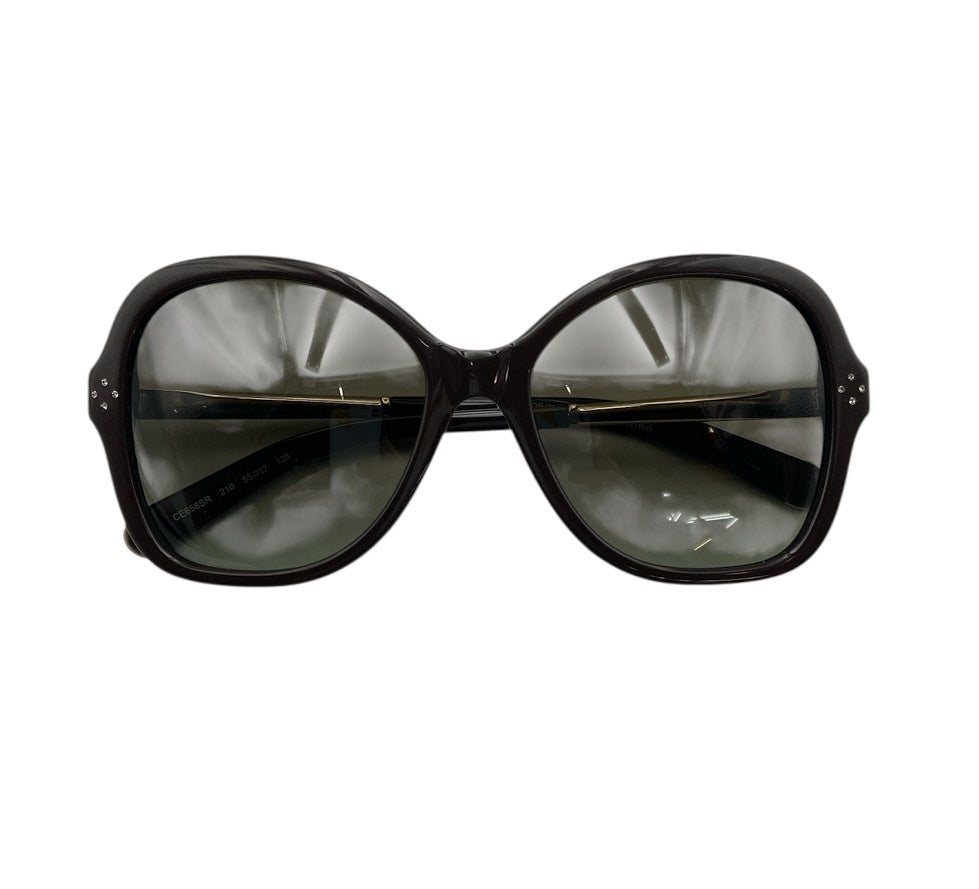 Chloe クロエ ラインストーン サングラス CE658SR 中古 D4