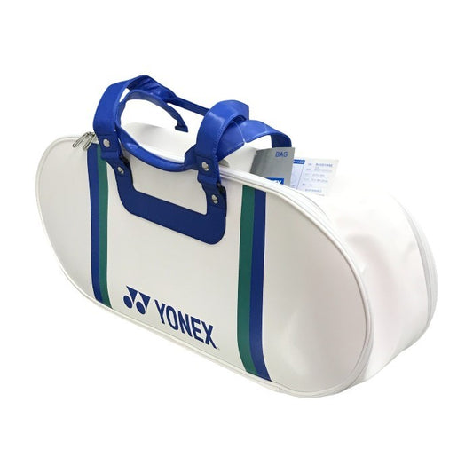 YONEX ヨネックス 75周年 ラウンドトーナメントバッグ ラケットバッグ 75TH ANNIVERSARY テニス2本用 ポリウレタン ホワイト BAG01WAE 中古 T1