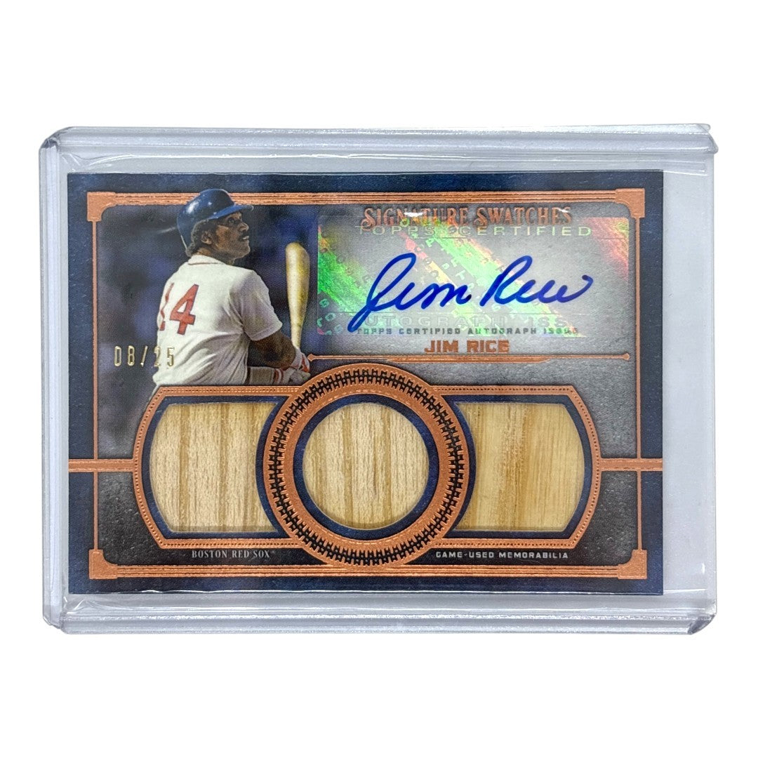TOPPS MLBカード MUSEUM COLLECTION JIM RICE BOSTON RED SOX 08/25 #SSTA-JR 中古 IT1