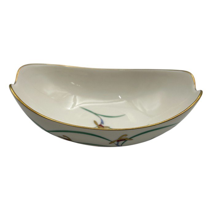 香蘭社 リンドフィールド 小鉢揃 船型 変形皿 5客 和食器 ブランド 小鉢 中古 W４