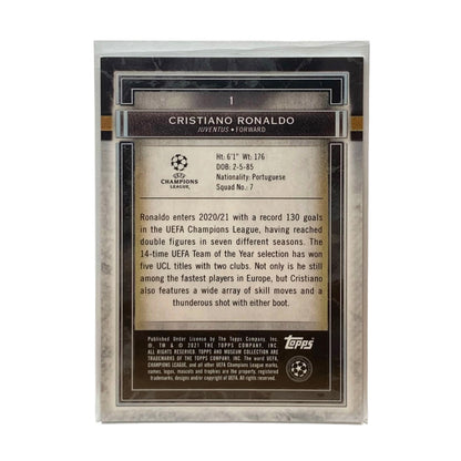 TOPPS サッカーカード MUSEUM COLLECTION CRISTIANO RONALDO JUVENTUS #1 中古 IT2