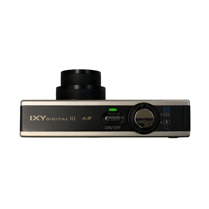 Canon キヤノン IXY DIGITAL 10 コンパクトデジタルカメラ ブラック/シルバー キャノン 光学3倍ズーム SDカード PC1228 中古 T1