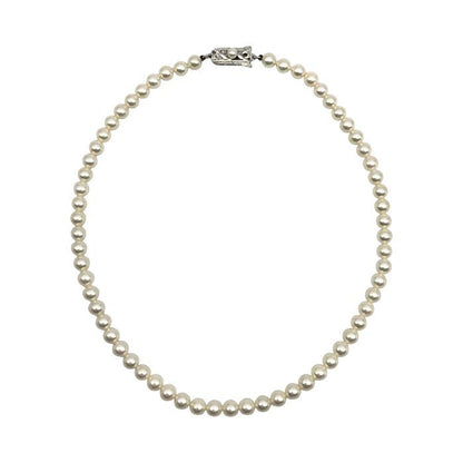 MIKIMOTO ミキモト パール ネックレス レディース 本真珠 5.6～6.0mm 38cm 中古 T1